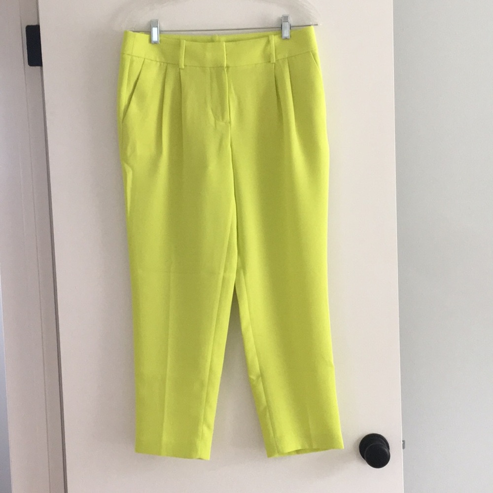 NWT JCrew Cropped Crepe Trouser.